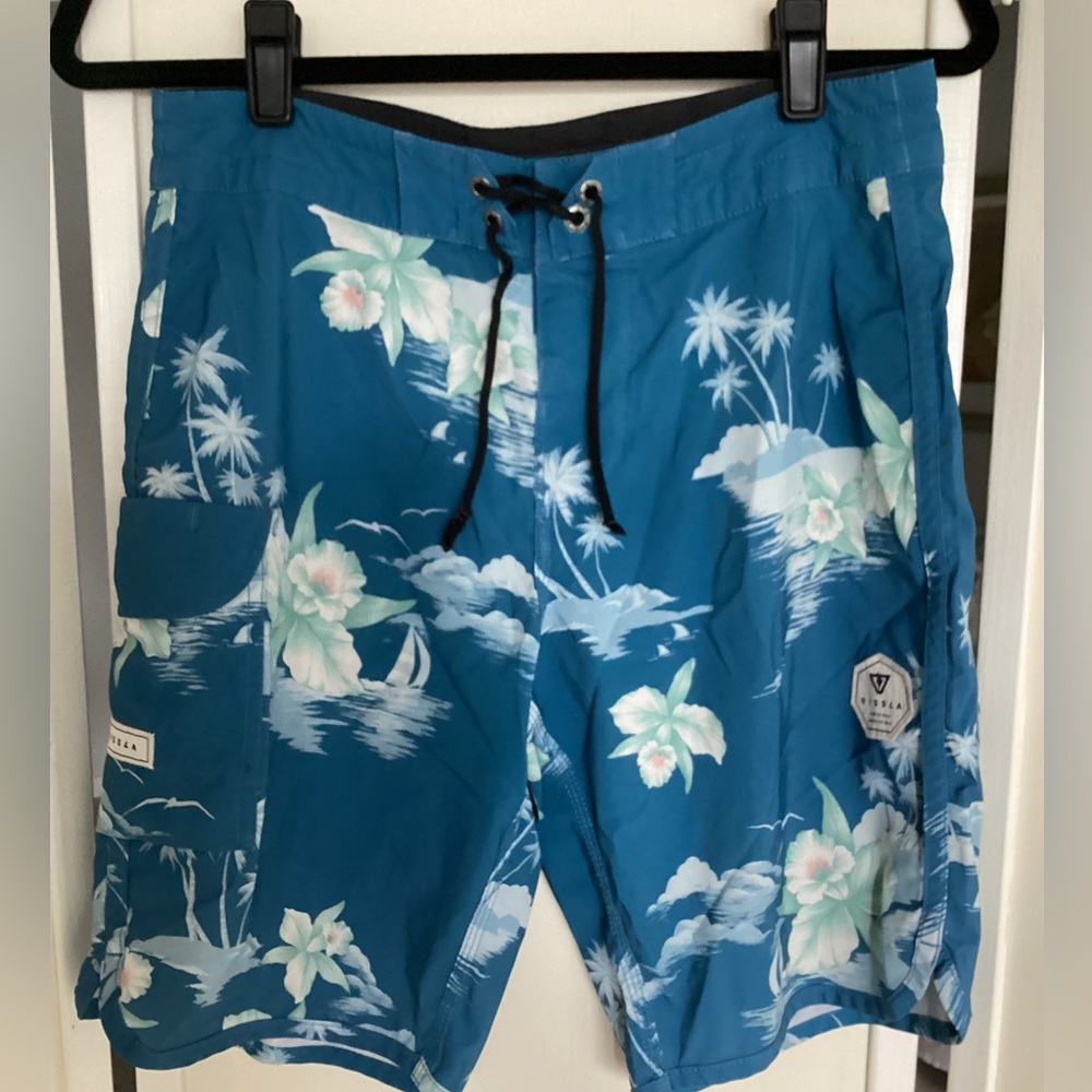 🏄‍♂️ VISSLA board shorts swim trunks 28 waist young men - Picture 3 of 7